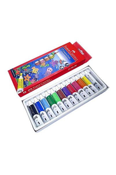 Generic 12-Piece Tempera Paints Tube Multicolour