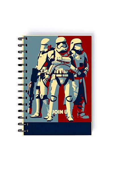 Generic Spiral A5 Notebook Star Wars Join Us Hope Poster Mandalorian
