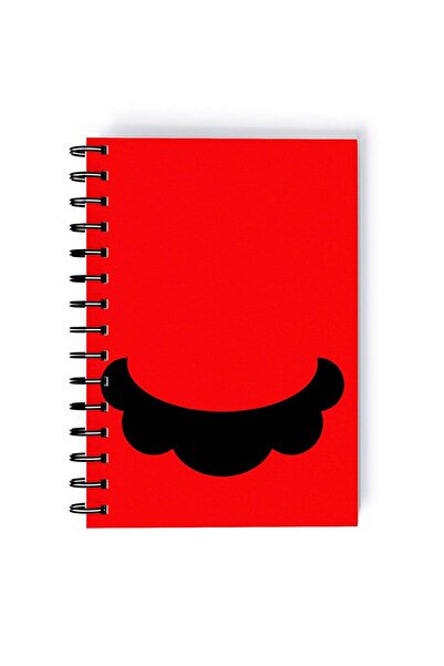 Generic Mario Brother Printed Spiral A4 Notebook Yellow/Pink/Blue