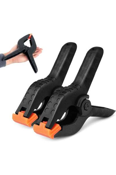 Generic Heavy Duty Spring Clamps 2Pcs, 9 Inch Large Opening Nylon Clamps for ...