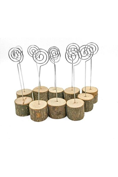 Generic Rustic Real Wood Table Number Holders 10Pcs – Wedding Place Card Phot...