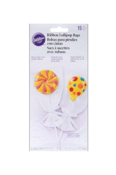 Generic 15-Piece Lollipop Bag Set Clear