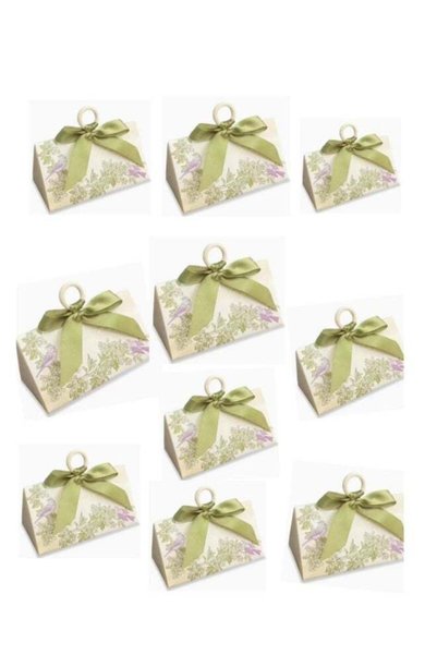 Generic 10 PCS Decorative Candy Boxes Adorned with Ribbons Ideal for Occasion...