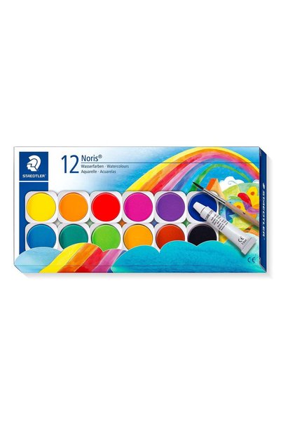 Generic Staedtler Noris Club Water Colours Set – 12 Shades