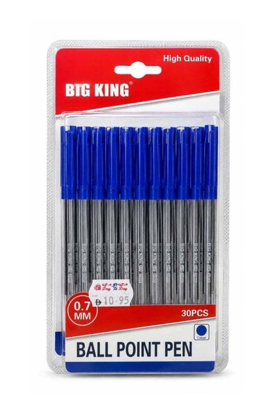 Generic Big King 0.7mm Ball Point Pen- 30pcs