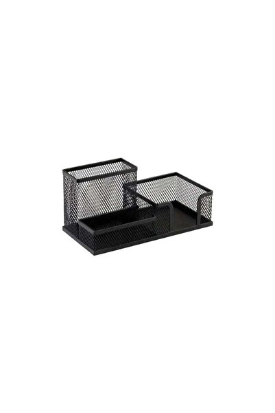 Generic Partner Metal Mesh Desktop Organizer – Black