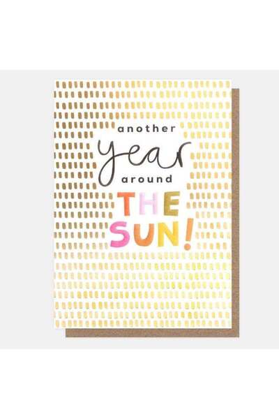 Generic Caroline Gardner Sending Sunshine Gold Another Year Around The Sun Bi...
