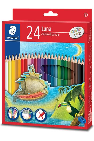 Generic Staedtler Luna 24 Colors Coloured Pencil Set