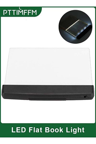 Generic LED Flat Book Light, Full Page Illuminator with Eye-Friendly Warm Lig...
