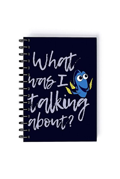 Generic Finding Nemo Printed Spiral A5 Notebook Orange/Black
