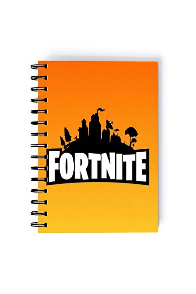 Generic Spiral A5 Notebook Fortnite Gaming Gear Epic Games Orange