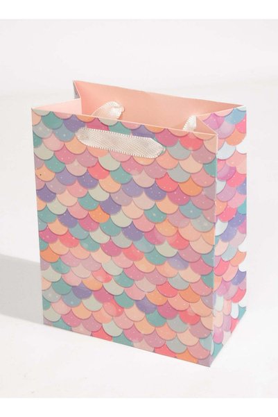 Generic Mermaid Pink Medium Gift Bag – Magical Birthday Gift Bag for Girls, K...