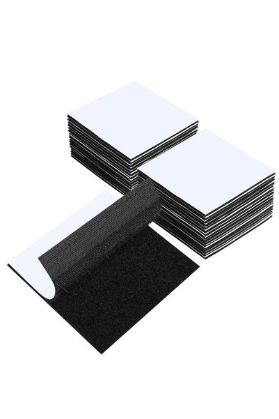 Generic Square Double Sided Foam Adhesive Tape Pack of 120 Black