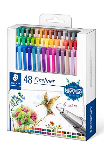 Generic 48-Piece Triplus Fineliner Multicolour