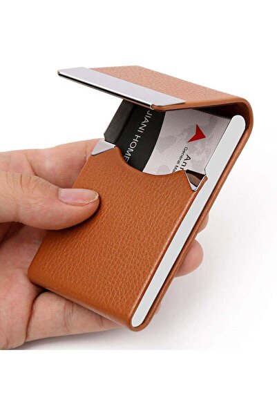 Generic Business Card Holder, Metal Business Card Case Pocket, Card Holder fo...