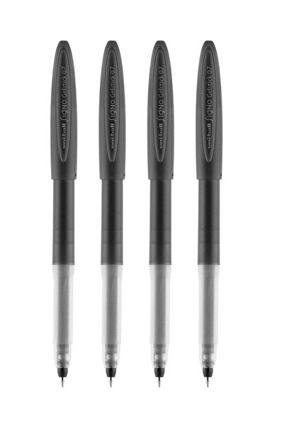 Generic 4-Piece Signo Gelstick Gel Ink Pen 0.7mm Tip Black Ink