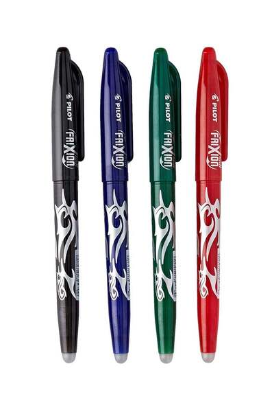Generic 4-Piece Frixion Erasable Ball Pen 0.7mm Tip Multicolour