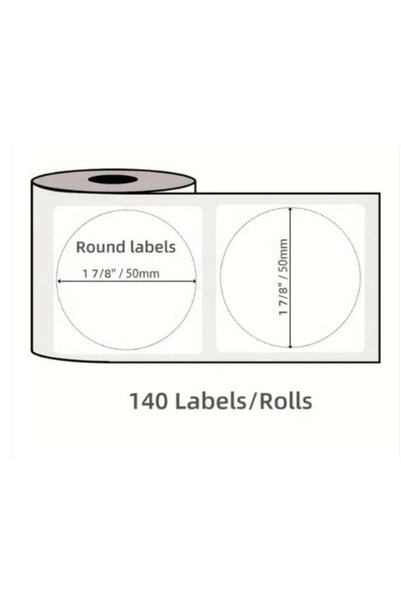 Generic Round Label Rolls for M110 / M110S / M120 / M200 / M220 Bluetooth Lab...