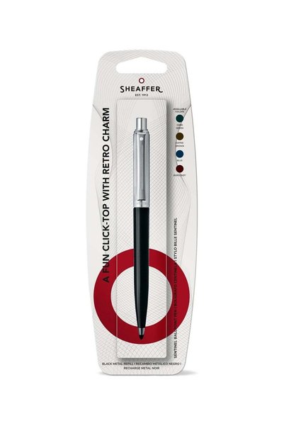 Generic Sentinal Ballpoint Pen With Chrome Trim And Black Barrel