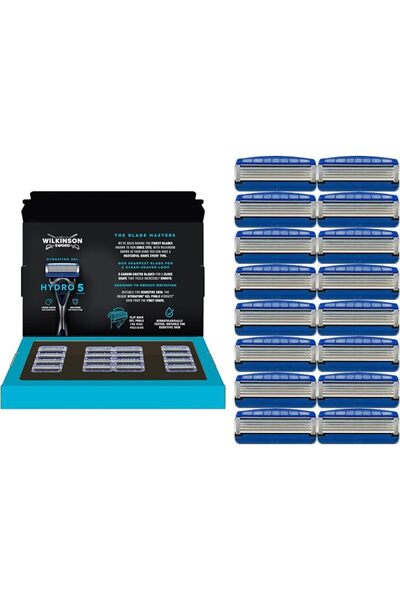 Wilkinson Sword ويلكنسن سوورد ماكينة حلاقة هايدرو 5 للرجال، اضافة رائعة لغسل ...