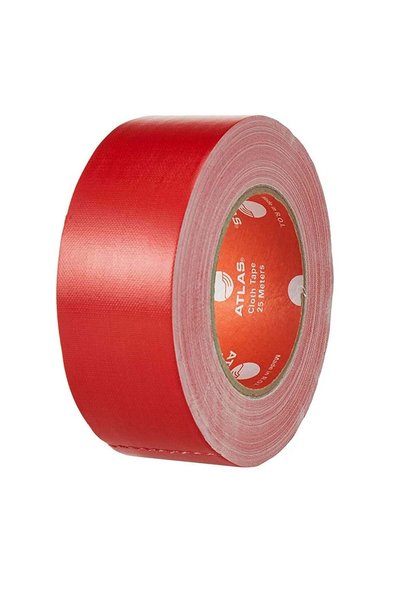 Generic 25-Meter Length Cloth Tape 2 Inch Wide Red Colour