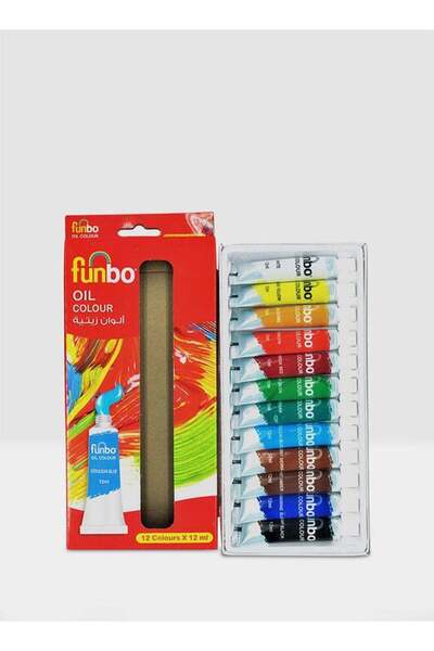 Generic Oil Colour Set 12x12ml Multicolour