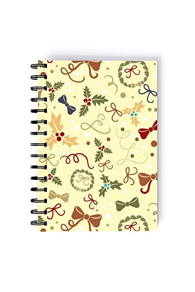 Generic Spiral A5 Notebook Christmas Gift Tree Santa