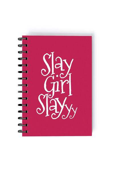 Generic Spiral A5 Notebook Sarcastic Motivational Quote Slay Girl Aesthetics