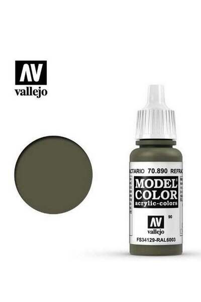 Generic Model Color 890 Retractive Green 18ml Bottle Acrylic Paint for Miniat...