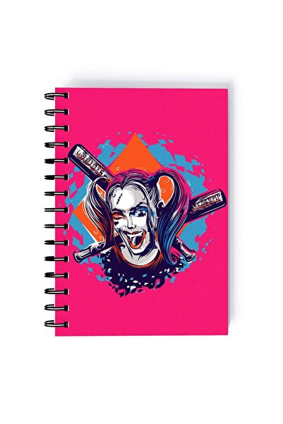 Generic Spiral A5 Notebook Dr Harleen Quinzel Margot Robbie Harley Quinn Squad