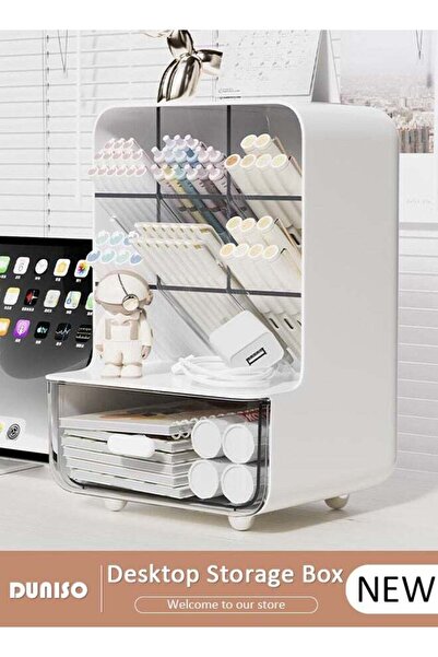 Generic Pen Organizer, Pencil Holder Storage Box for Desk, Multi-Functional D...