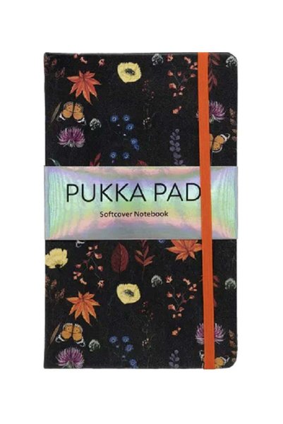 Generic A5 Size Bloom Softcover Notebook With Elastic Closure