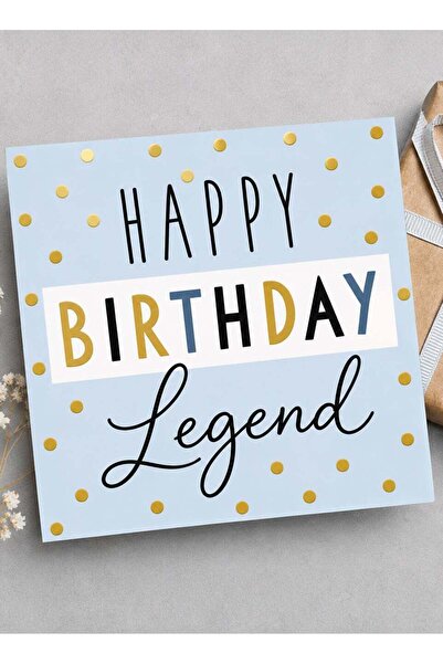 Generic Happy Birthday Legend Greeting Card, Cool Celebration Message for Him...