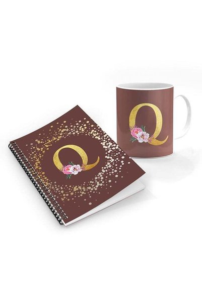 Generic Printed Coffee Mug + A5 Spiral Notebook Memo Personalised Combo Gift ...