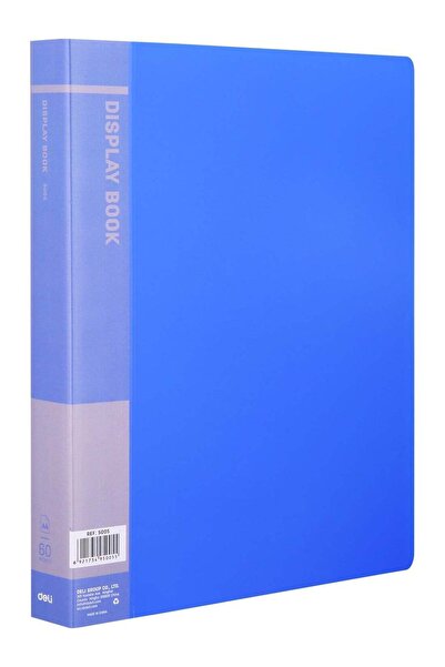 Generic E5005 Display Book A4 - 60 Pages, Assorted Colors, Durable PP Materia...