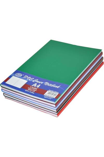 Generic FIS PVC Cover Notebook, A4 Size, 96 Sheets, 192 Pages, Single Line, A...