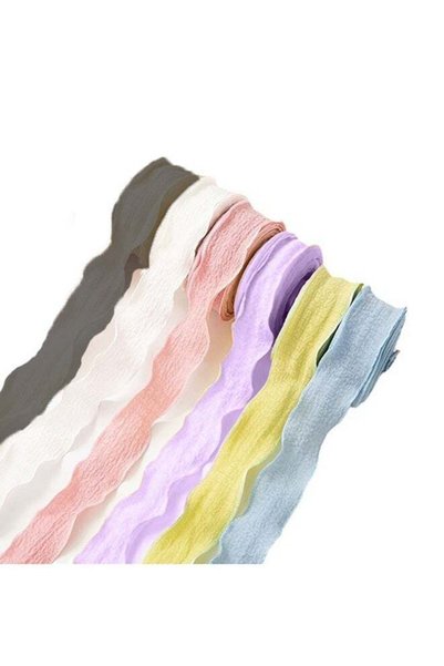 Generic 6 Rolls of Double-Sided Satin Ribbon, 1 inch x 10 yards (Total 60 yar...