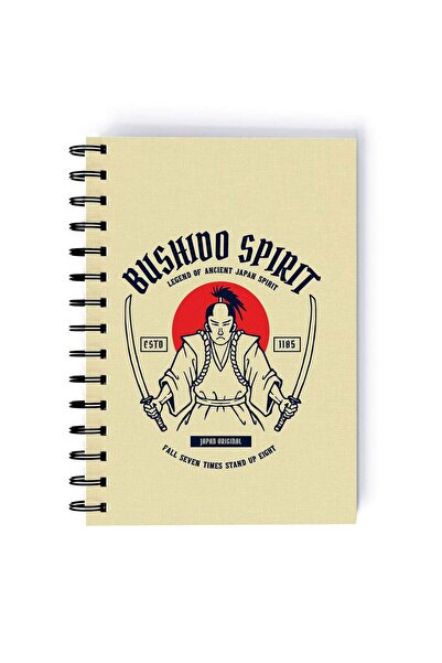 Generic Japanese Style Rectangle Spiral A5 Notebook Multicolour