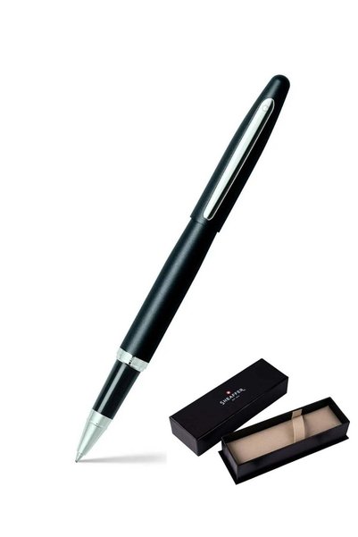 Generic VFM Rollerball Pen With Chrome Trim And Black Barrel In Gift Box