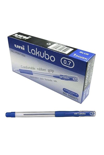 Generic 12-Piece Lakubo Ballpoint Pen 0.7mm Tip Blue Ink