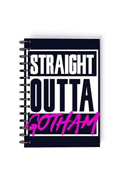 Generic Spiral A5 Notebook Comic Book Series Neon Aesthetic Straight Outta Go...