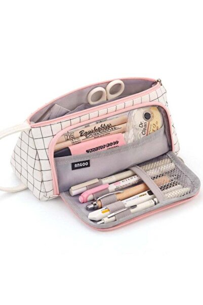 Generic EASTHILL Medium Capacity Colored Canvas Storage Pouch Marker Pen Penc...