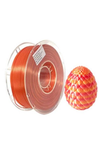 Generic Silk Rainbow Red Gold PLA 3D Printer Filament 1.75mm Multicolor Gradi...