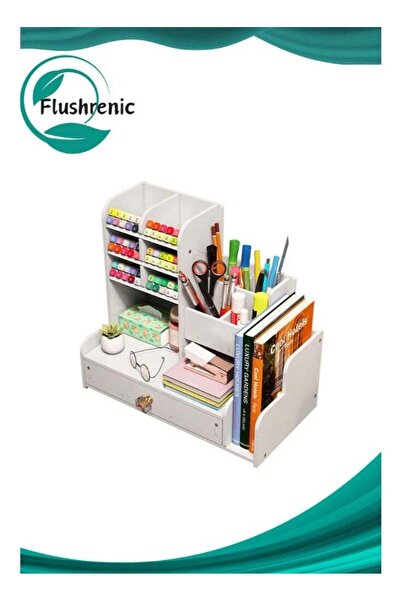Generic Desktop stationery organiser, featuring drawers and two file compartm...