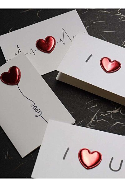 Generic 10PCS Love 3D Greeting Card Valentine's Day Card DIY I Love You Heart...