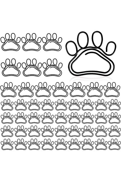 Generic 50 Pcs Shaped Paper Clips, Cute Paper Clips, Small Dog Paper Clips, C...