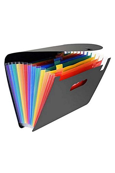 Generic 12 Pockets Expanding File Folders Portable Accordion A4 Expandable Fi...