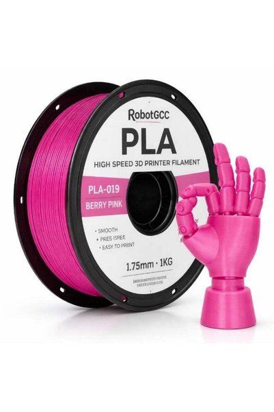 Generic RobotGCC PLA Berry Pink 3D Printer Filament 1.75mm 1KG, Smooth Extrus...