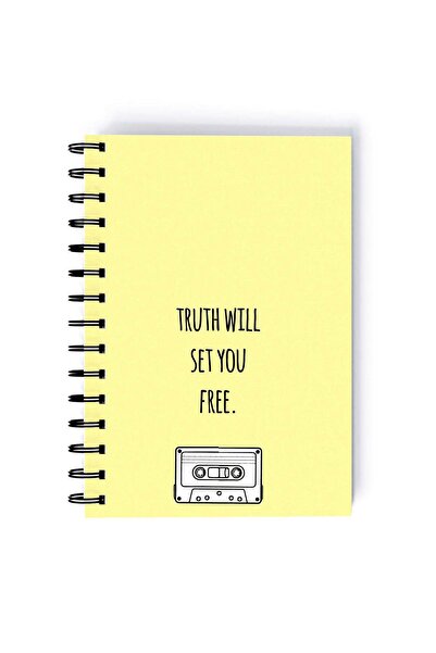 Generic Spiral A5 Notebook 13 Reasons Why Quote Truth will set you Free Netfl...