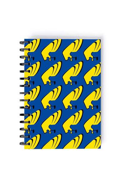 Generic Johnny Bravo Quote Printed Spiral A4 Notebook Yellow/Black/White
